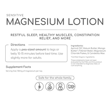 Magnesium Lotion | Sensitive